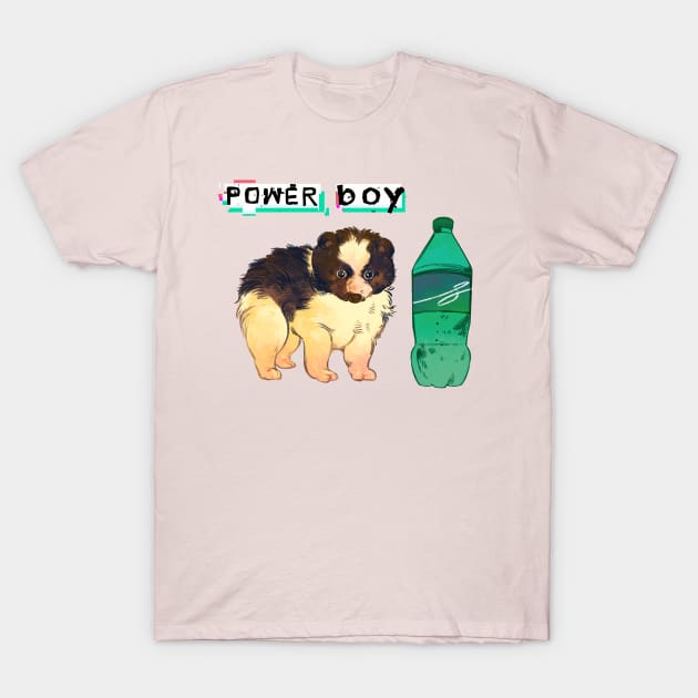 My Favorite Superhero, Power Boy T-Shirt by Catwheezie